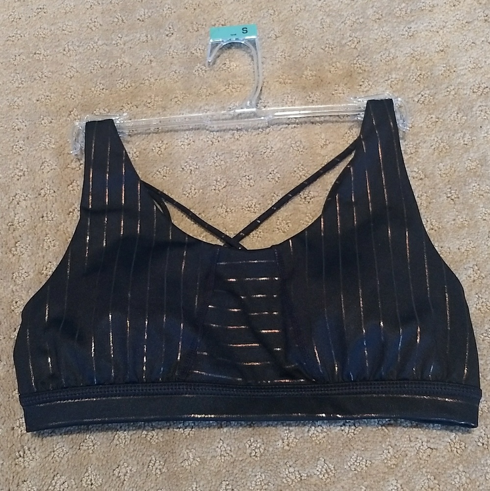 ✴️ NWOT Black Caged Sport Bralette